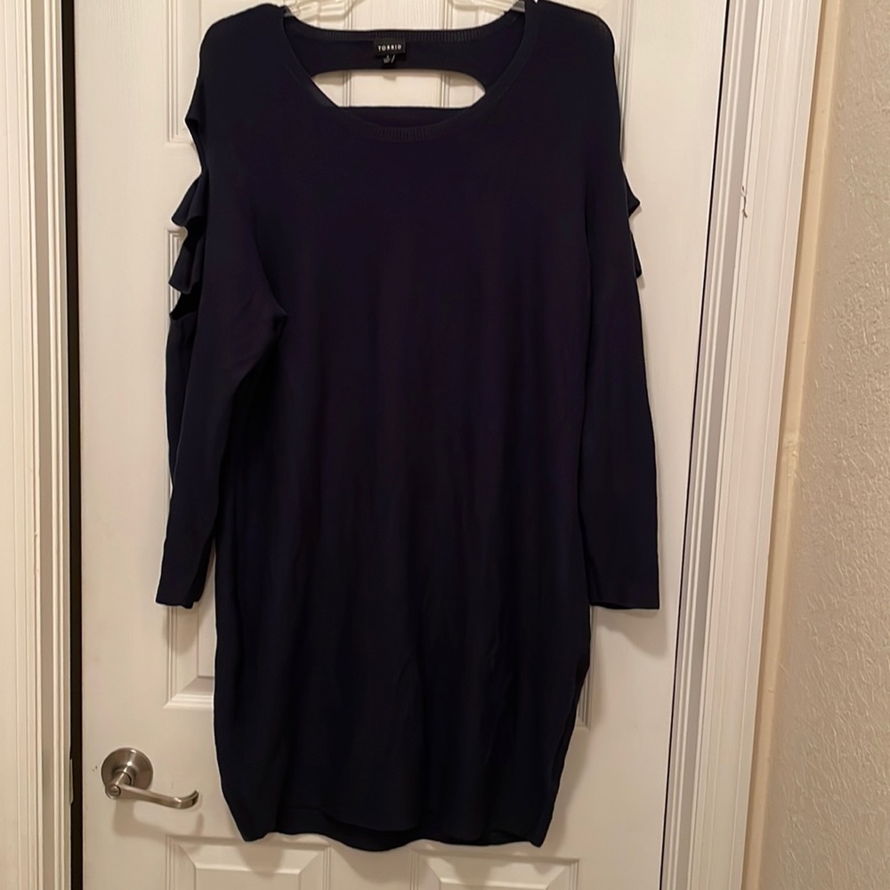 Torrid stylish sweater dress.